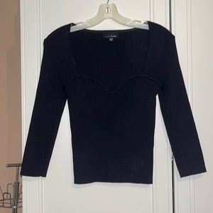 Lucy Paris Sexy Black blouse - small